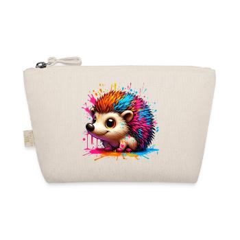 Hedgehog - Organic Pouch - nature - Front