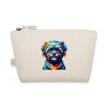 Affenpinscher Dog Breed Colorful Cartoon Kawaii - Organic Pouch - nature - Front