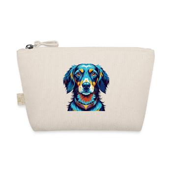 Alpine Dachsbracke Dog Breed Cartoon Kawaii - Organic Pouch - nature - Front