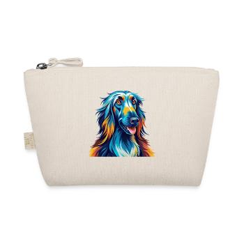 Chien de chasse afghan Race Coloré Dessin animé Kawaii - Trousse biologique - nature - Devant