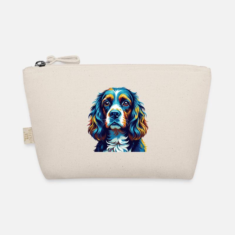 Cocker américain Spaniel Chien Race Dessin animé Kawaii Trousse biologique
