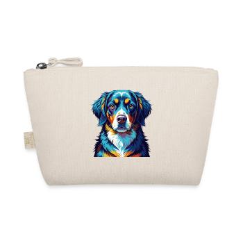Appenzeller Sennenhund Dog Breed Cartoon Kawaii - Organic Pouch - nature - Front