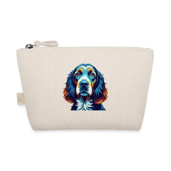 Basset Fauve De Bretagne Hunderasse Cartoon Kawaii - Bio-Täschchen - Natur - Vorne