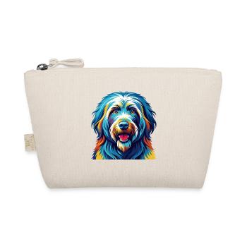 Bergamasker Schäferhund Rasse Bunte Karikatur Kawaii - Bio-Täschchen - Natur - Vorne