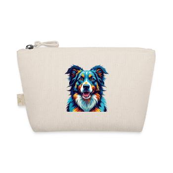 Carpathian Shepherd Dog Breed Cartoon Kawaii - Organic Pouch - nature - Front