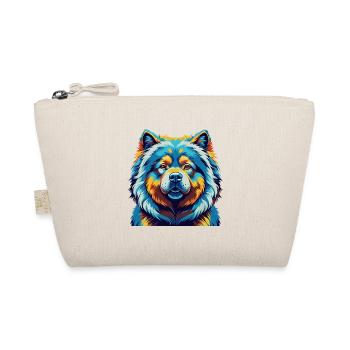 Chow Chow Dog Breed Colorful Cartoon Kawaii - Organic Pouch - nature - Front