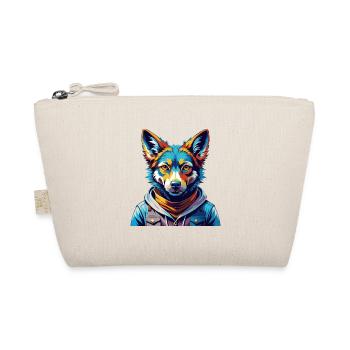Dingo Dog Breed Colorful Watercolor Cartoon Kawaii - Organic Pouch - nature - Front