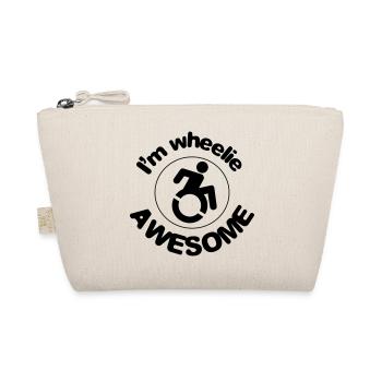 Je suis super dans mon fauteuil roulant # - Trousse biologique - nature - Devant
