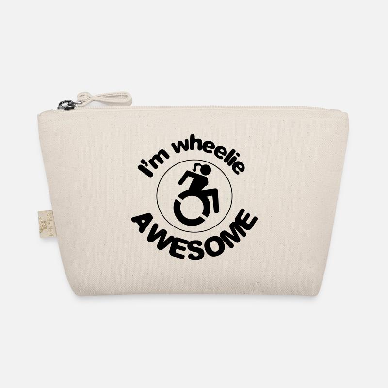 This wheelchair user is wheelie awesome # Organic Pouch