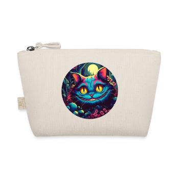 Cheshire Cat Alice in Wonderland Magic forest - Organic Pouch - nature - Front