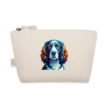 English Springer Spaniel Dog Breed Cartoon Kawaii - Organic Pouch - nature - Front