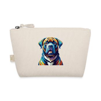 Brasileiro Dog Breed Colorful Cartoon Kawaii - Organic Pouch - nature - Front