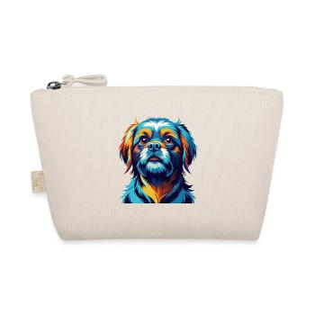 Griffon Nivernais Dog Breed Cartoon Kawaii - Organic Pouch - nature - Front