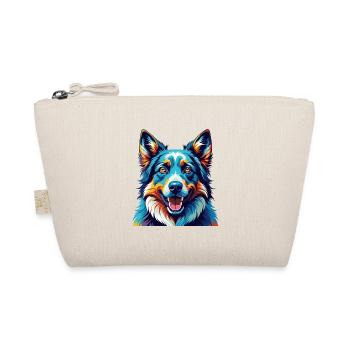 Garafian Shepherd Dog Breed Cartoon Kawaii - Organic Pouch - nature - Front