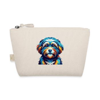 Race de chien maltais Shih Tzu dessin animé coloré Kawaii - Trousse biologique - nature - Devant