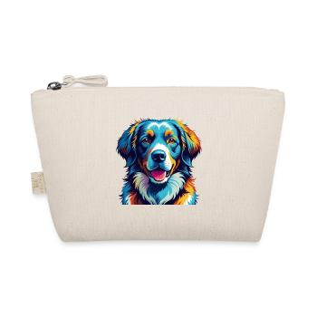 Kuvasz Hunderasse Bunte Karikatur Kawaii - Bio-Täschchen - Natur - Vorne