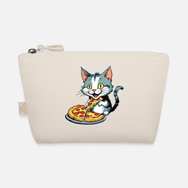 Le chat adore la pizza Trousse biologique