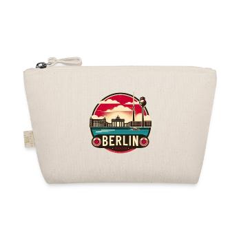 Berlin Skyline Vintage Emblem - Trousse biologique - nature - Devant