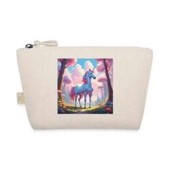 Unicorn in the Enchanted Forest - Organic Pouch - nature - Front