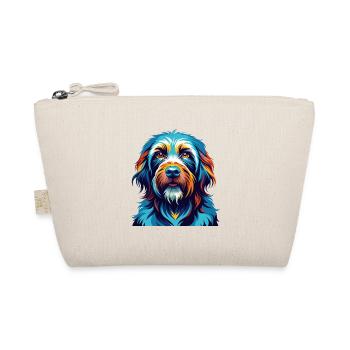 Griffon Bleu De Gascogne Dog Breed Cartoon Kawaii - Organic Pouch - nature - Front