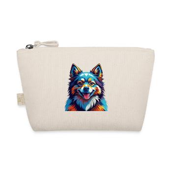 Spitz indien chien race Dessin animé coloré Kawaii - Trousse biologique - nature - Devant