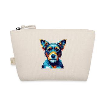 Miniature Fox Terrier Dog Breed Cartoon Kawaii - Organic Pouch - nature - Front