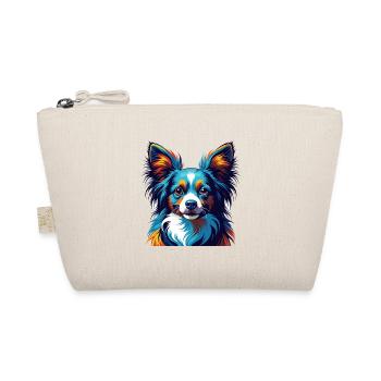 Papillon Chien Race Coloré Dessin Animé Kawaii - Trousse biologique - nature - Devant