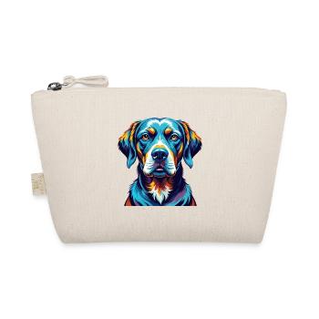 Pointer Dog Breed Colorful Cartoon Kawaii - Organic Pouch - nature - Front