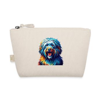 Puli Chien Race Coloré Aquarelle Dessin Animé Kawaii - Trousse biologique - nature - Devant