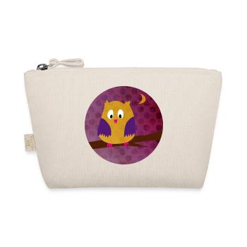 hibou aigle hibou points cercle Woodland violet enfants animaux - Trousse biologique - nature - Devant