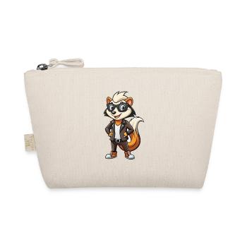Skunk Lustige Cartoon Kawaii Jacke Sonnenbrille - Bio-Täschchen - Natur - Vorne