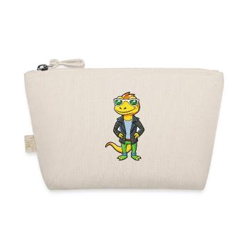 Salamandre Funny Cartoon Kawaii Veste Lunettes de soleil - Trousse biologique - nature - Devant