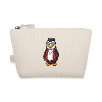 Pinguin Lustige Cartoon Kawaii Jacke Sonnenbrille - Bio-Täschchen - Natur - Vorne