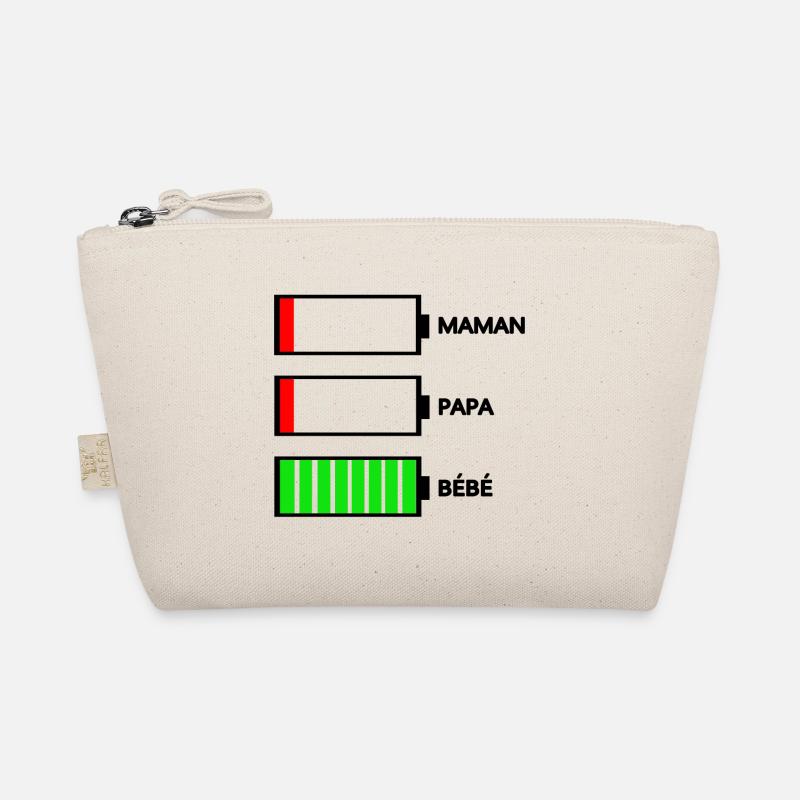 MAMA PAPA BABY - Bio-Täschchen - Natur