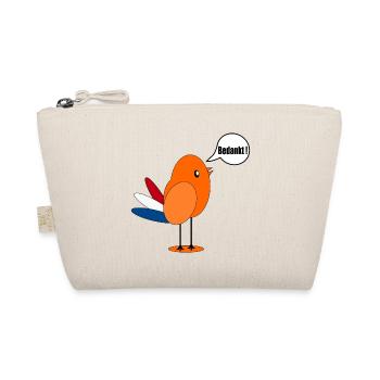 DANKE NIEDERLÄNDISCH HOLLAND - Bio-Täschchen - Natur - Vorne