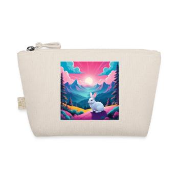 Rabbit on the mountain - Organic Pouch - nature - Front