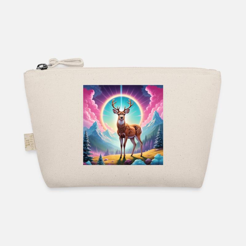 Deer on the mountain - Organic Pouch - nature