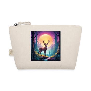 Deer in the forest - Organic Pouch - nature - Front