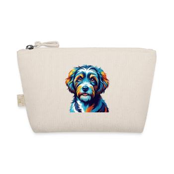 Barbet Dog Breed Colorful Cartoon Kawaii - Organic Pouch - nature - Front