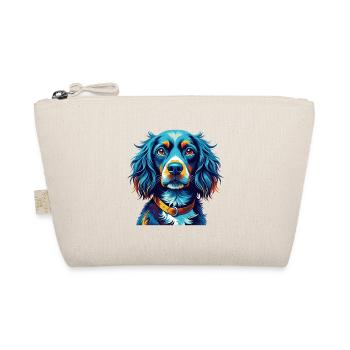 Blue Picardy Spaniel Dog Breed Cartoon Kawaii - Organic Pouch - nature - Front