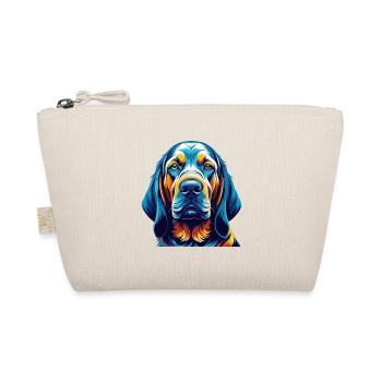 Bloodhound Hunderasse Bunte Karikatur Kawaii - Bio-Täschchen - Natur - Vorne