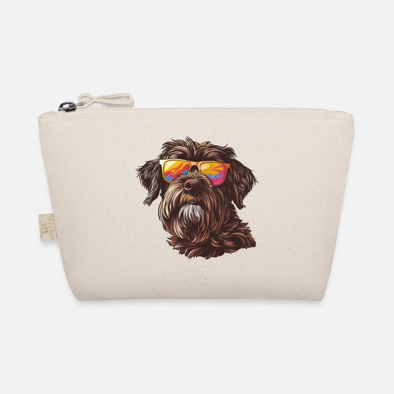 Griffon Korthals, Wirehaired Pointing Griffon - Bio-Täschchen - Natur