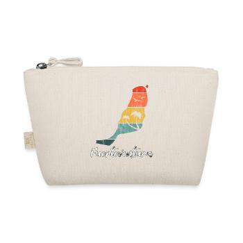 Fuerteventura outline map Canary Islands retro vintage - Organic Pouch - nature - Front