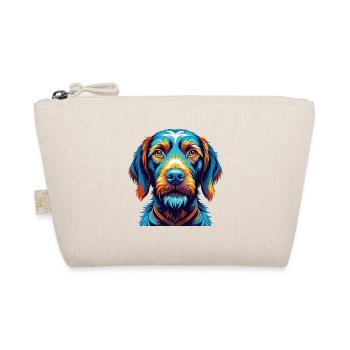 Wirehaired Vizsla Dog Breed Cartoon Kawaii - Organic Pouch - nature - Front