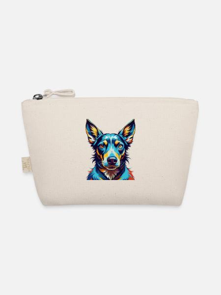 Chien courant andalou race de chien dessin animé coloré Kawaii - Trousse biologique - nature - Devant