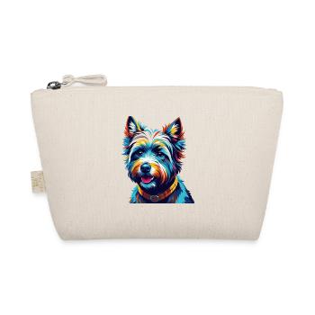 West Highland Terrier Dog Breed Cartoon Kawaii - Organic Pouch - nature - Front
