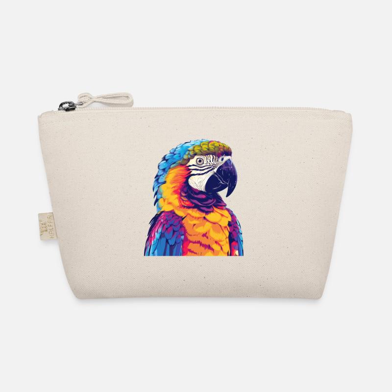 Parrot, bird, tropical, summer, gift Organic Pouch
