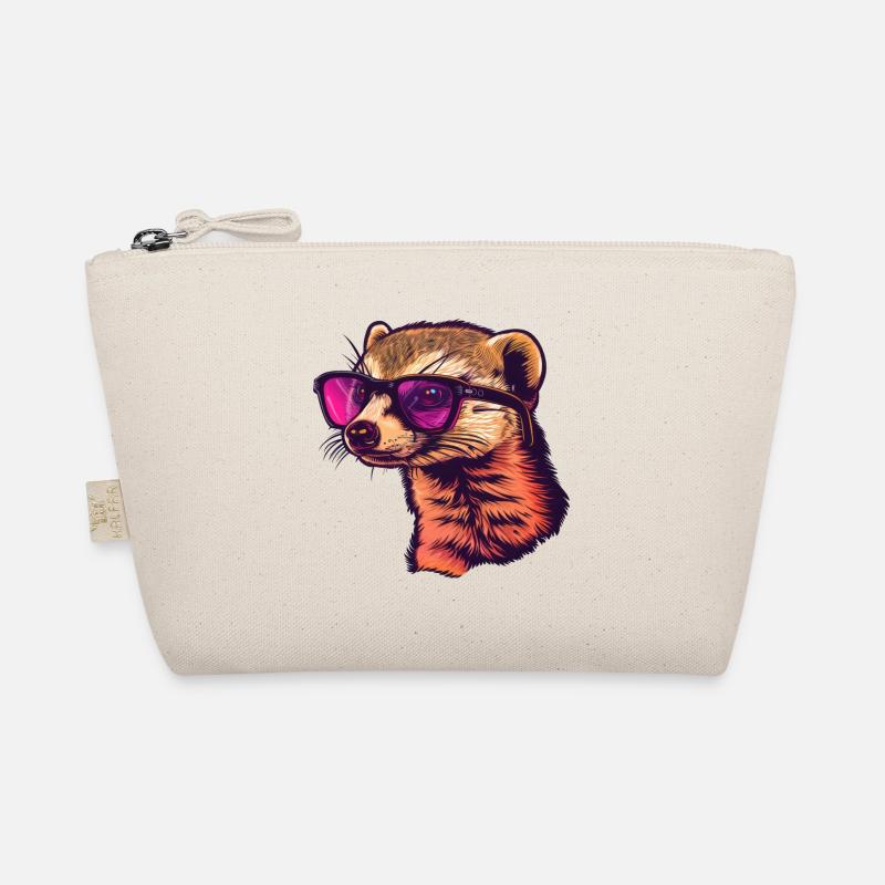 Mangouste, mangouste, lunettes de soleil, été, cadeau Trousse biologique