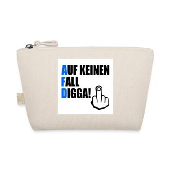 auf keinen fall digga - Bio-Täschchen - Natur - Vorne