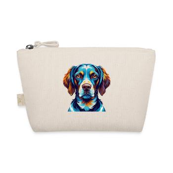 Ariège pointeur chien race coloré dessin animé kawaii - Trousse biologique - nature - Devant